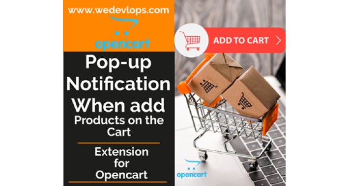 Pop up notification when add products to cart