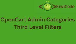 OpenCart Admin Categories Third Level Filters