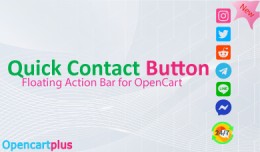 Quick Contact Button – Floating Action Bar
