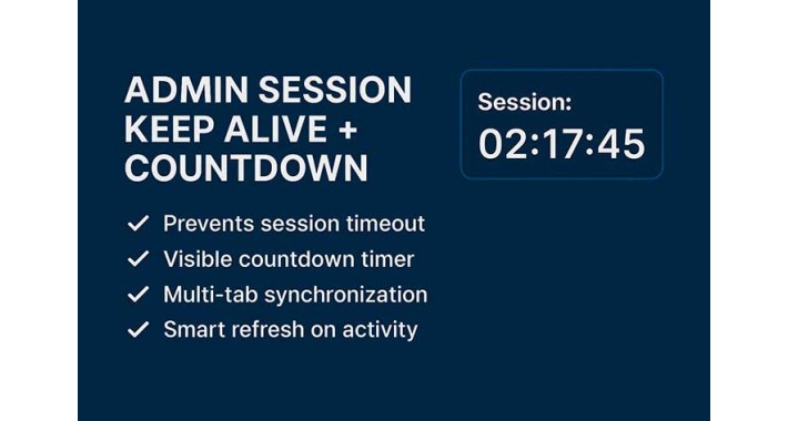 Admin Session Keep Alive