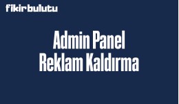 Opencart Admin Panel Reklam Kaldırma