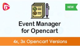 Event Manager for Opencart Developers