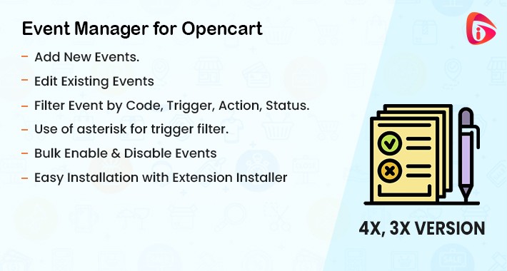 Event Manager for Opencart Developers