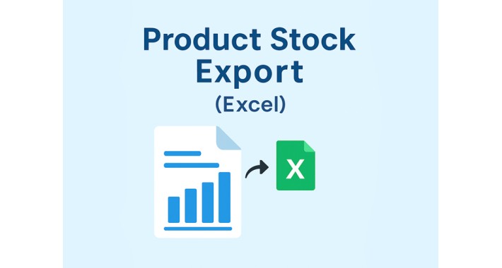 Product Stock Export to Excel