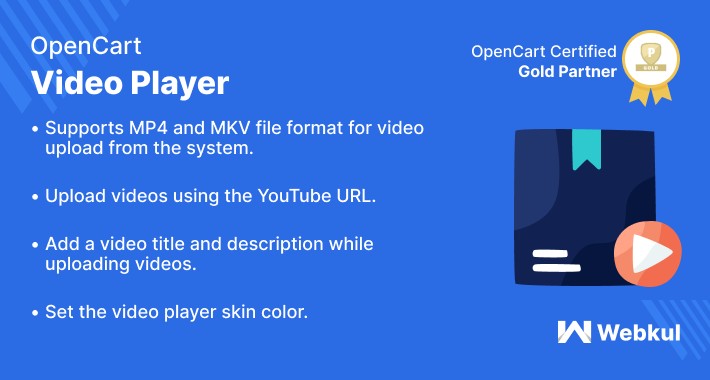 Opencart Product Video Player