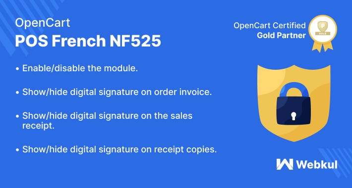 OpenCart POS French NF525 Add-On