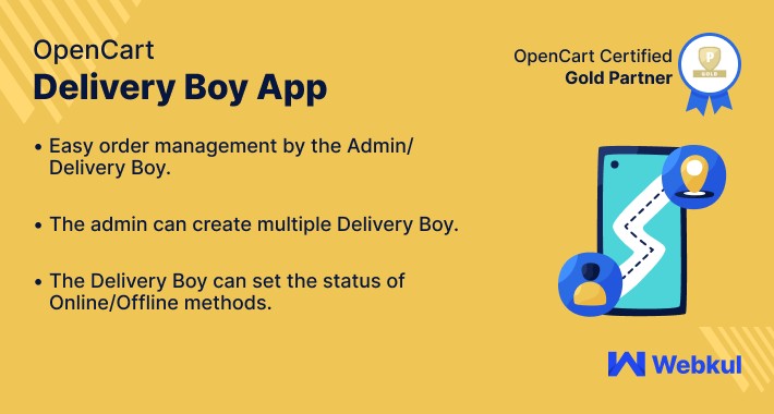 OpenCart Delivery Boy Mobile App