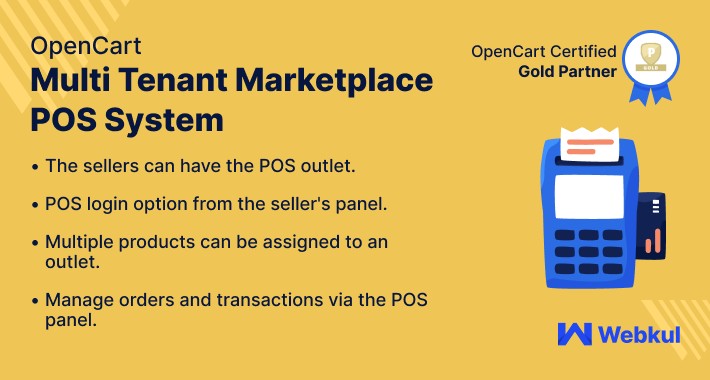 Opencart Multi Vendor Point Of Sale(POS)