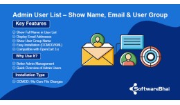 Opencart Admin User List – Show Name, Email &a..