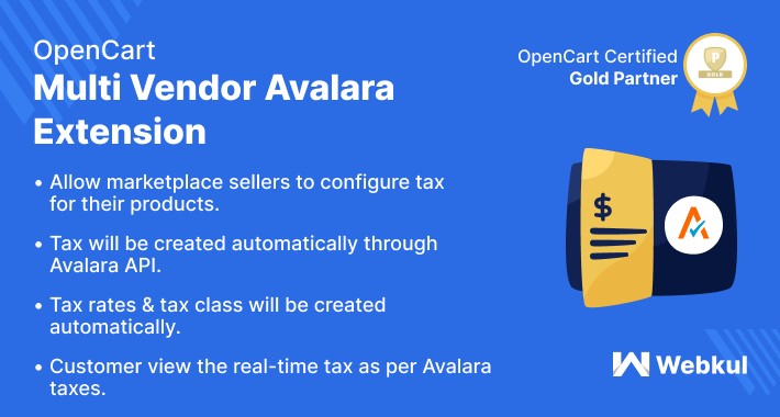 Opencart Multi Vendor Avalara Extension