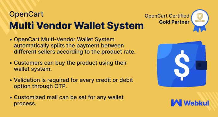 Opencart Multi Vendor Marketplace Wallet System