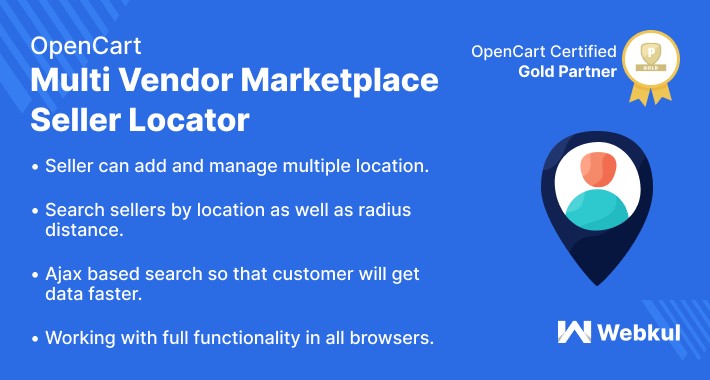 Opencart Multi Vendor Marketplace Seller Locator