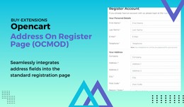 Opencart Address On Register Page (OCMOD)
