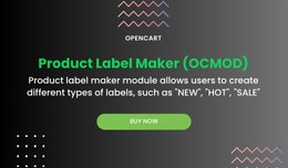 Opencart Product Label Maker (OCMOD)