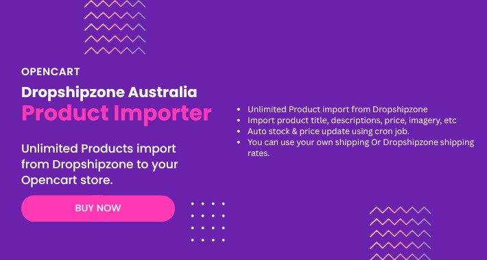Opencart Dropshipzone Australia Product Importer