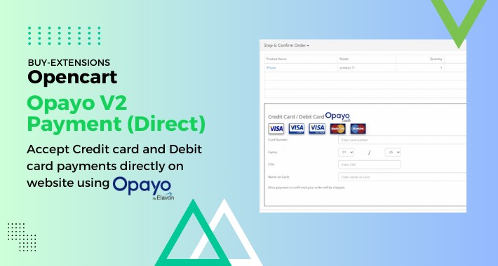 Opencart Opayo v2 Payment