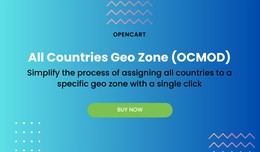 Opencart All Geo Zone (OCMOD)