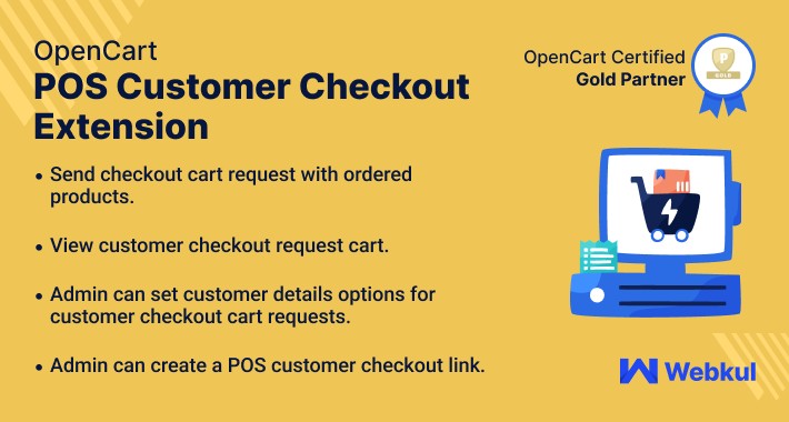Opencart POS Customer Checkout Extension