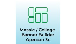 Mosaic / Collage Banner Builder for Opencart 3x