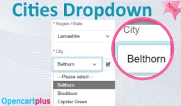 Cities Dropdown - Country/Zone/City Setup