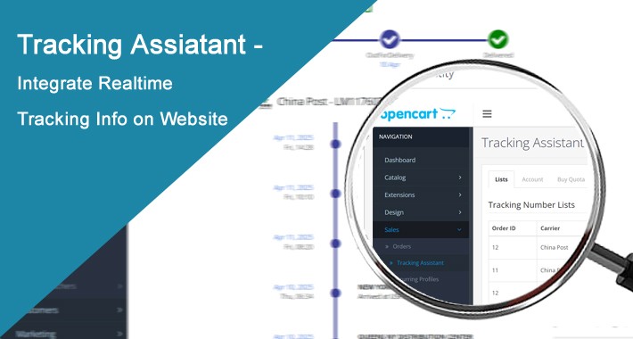 Tracking Assiatant - Integrate Realtime Tracking Info on Website