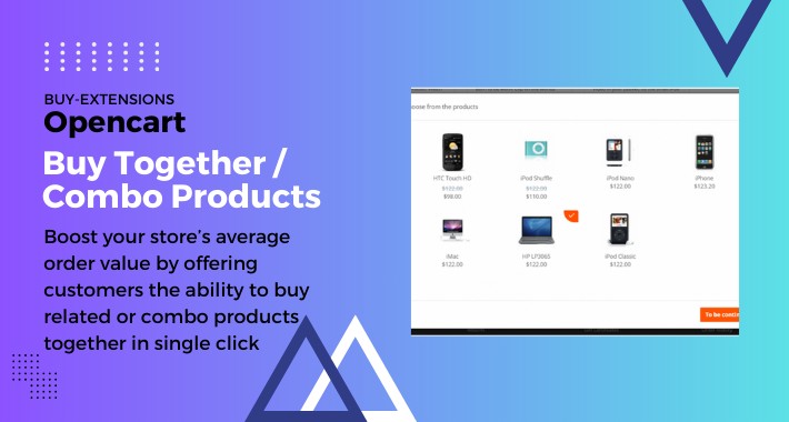 Opencart Buy Together Products (OCMOD)