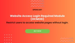 Opencart Website access login required
