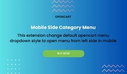 Opencart Mobile Side Menu (VQMOD)