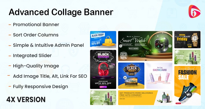Advanced Collage Banner 4x