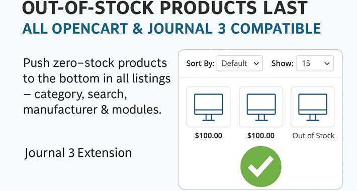 Out of Stock Products Last