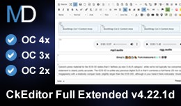 CkEditor Full Advanced & Extended v4.22.1d