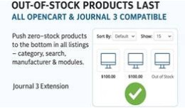 Out of Stock Products Last