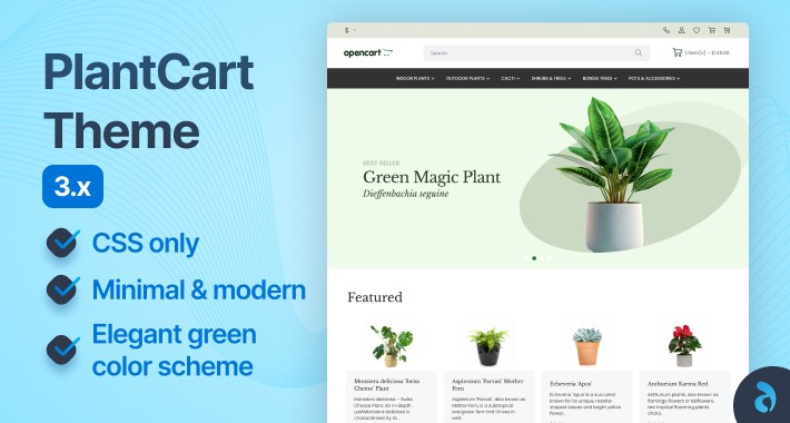 Antropy PlantCart Theme