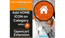 Home Icon in Category Menu