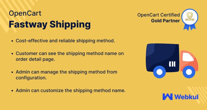 Opencart Fastway Shipping