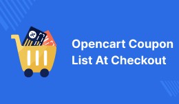 OpenCart Coupon List at Checkout