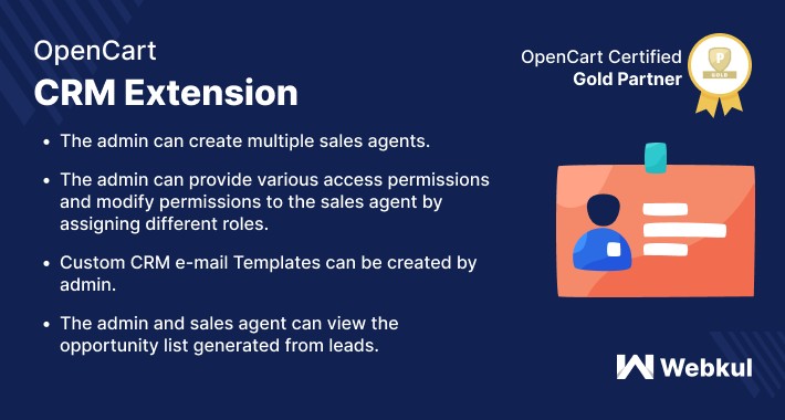 OpenCart CRM Extension