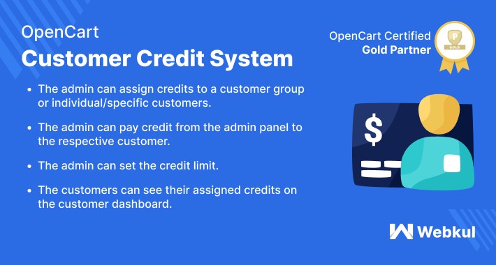 Opencart Customer Credit System