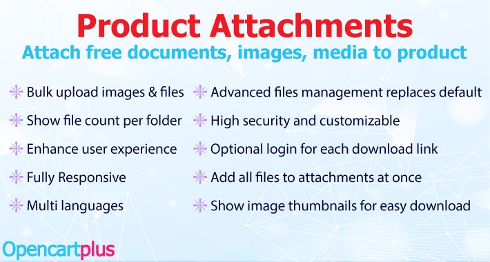 Product Attachments - Add files download to product