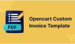 Opencart Custom Invoice Template