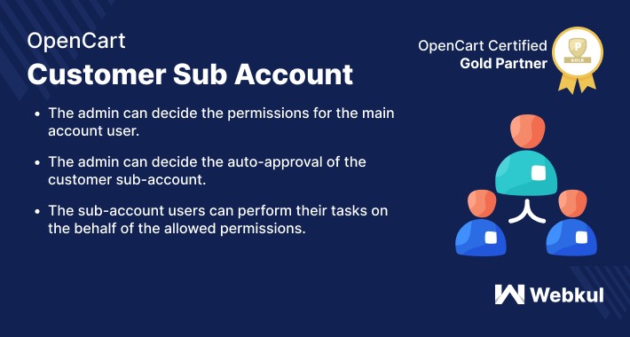 OpenCart Customer Sub Account