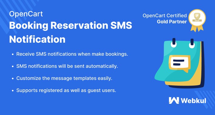 Opencart Booking Reservation SMS Notification