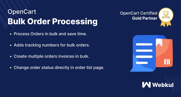 Opencart Bulk Order Processing