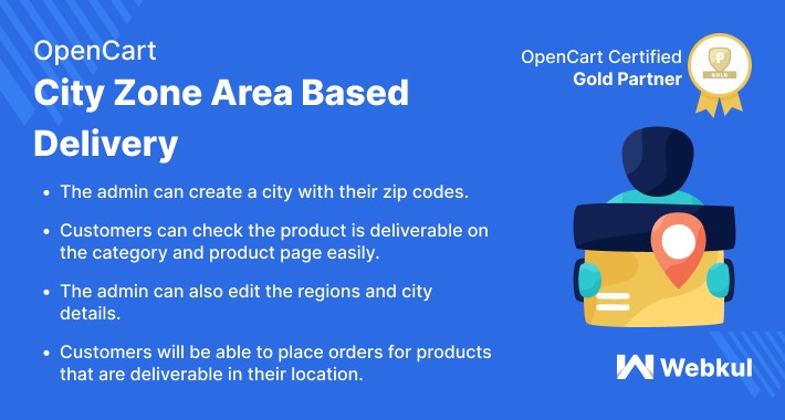 Opencart City Zone Area Based Delivery
