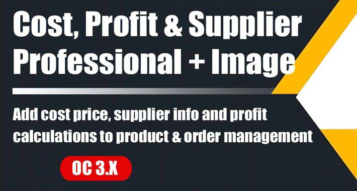 Cost & Supplier for Products Professional + Profit + Image