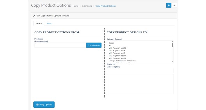 Mass Product Options Copy
