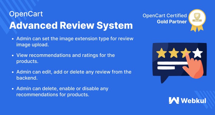 Opencart Advanced Review System