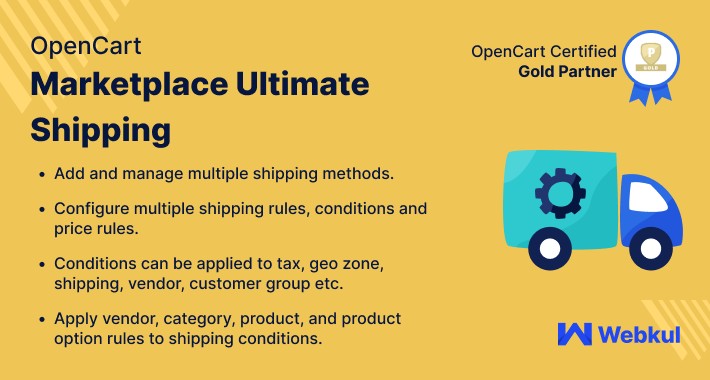 Opencart Multi Vendor Marketplace Ultimate Shipping