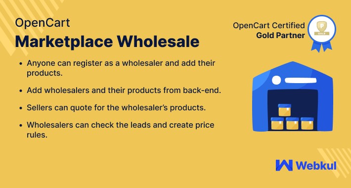 Opencart Multi Vendor Marketplace Wholesale