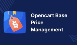 Opencart Base Price Management